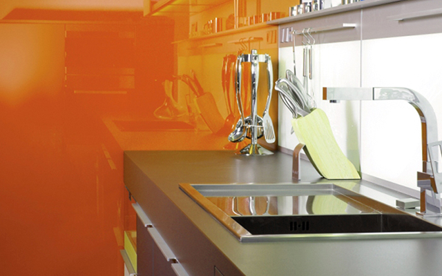 Vidriopanel Copete DE Vidrio Color Metalizado para frentes de cocinas en  Diferentes Medidas/Zócalo de Encimera antisalpicaduras en Cristal (120cm x  14cm, Gencian Metalizado) : : Hogar y cocina